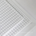 10mm groove line pressed tin non perforated metal ceiling tiles